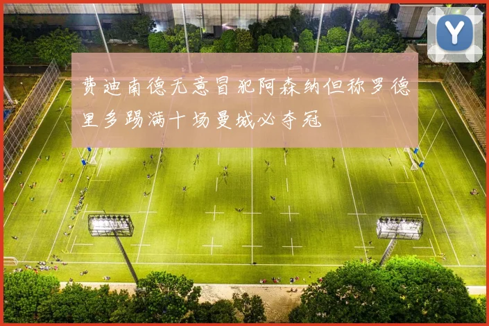 费迪南德无意冒犯阿森纳但称罗德里多踢满十场曼城必夺冠